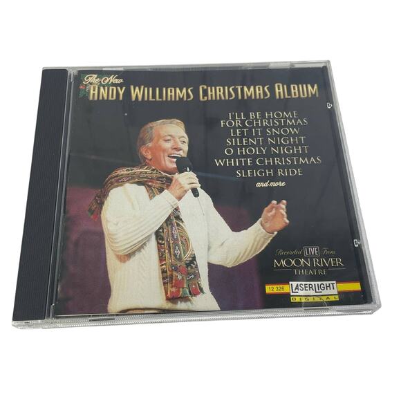 Vintage 1994 The New Andy Williams Christmas Album Music Audio CD Jewel Case - Picture 1 of 3
